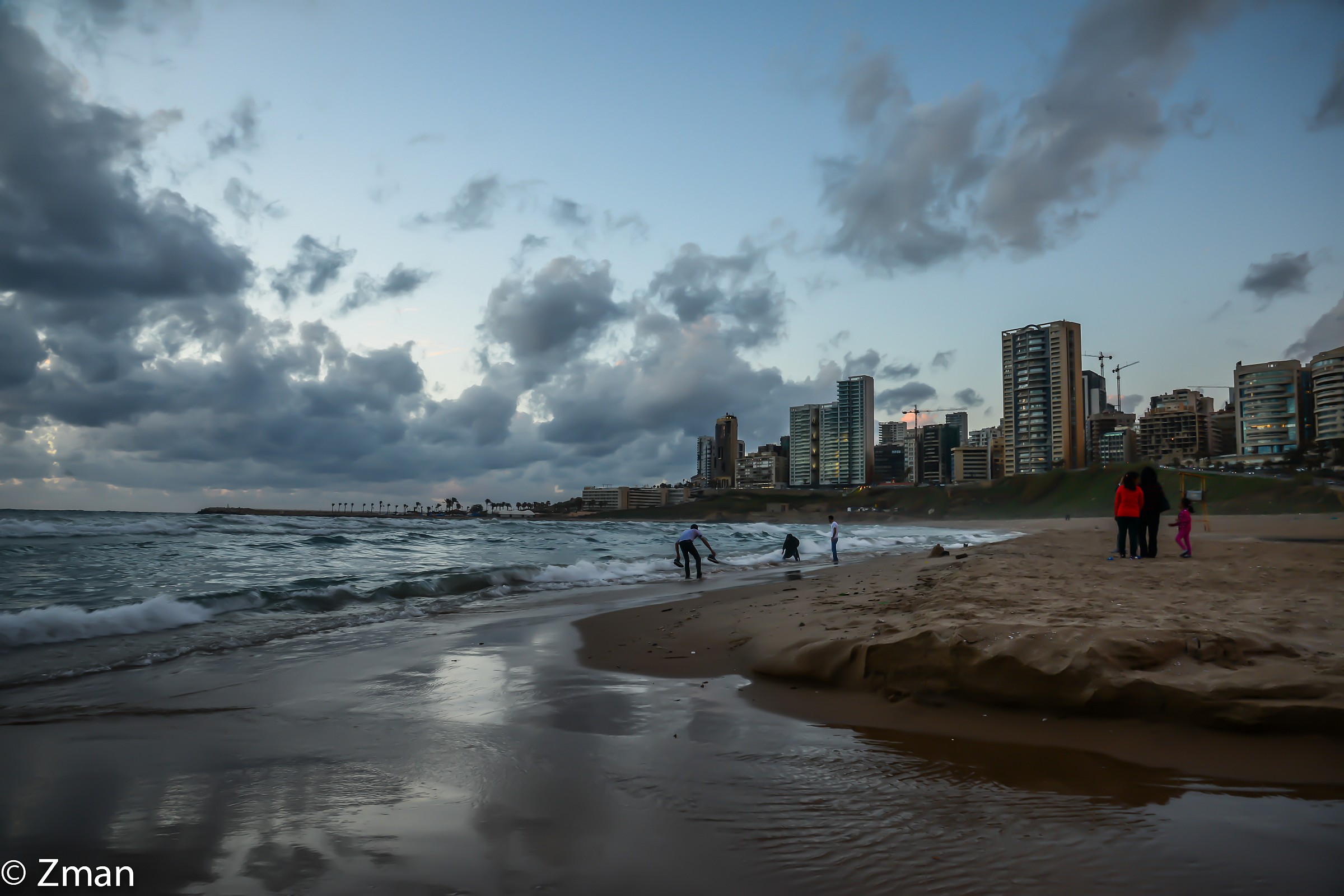 Sunset at White Sands Beach