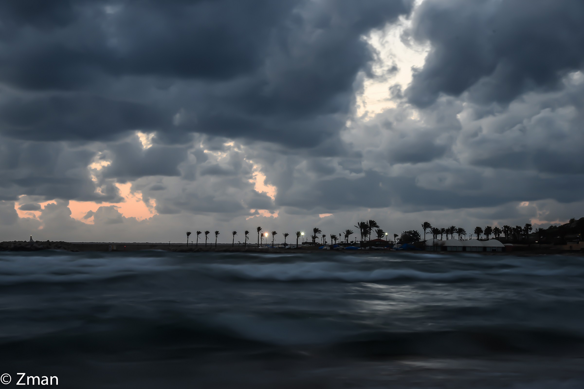 Sunset at White Sands Beach