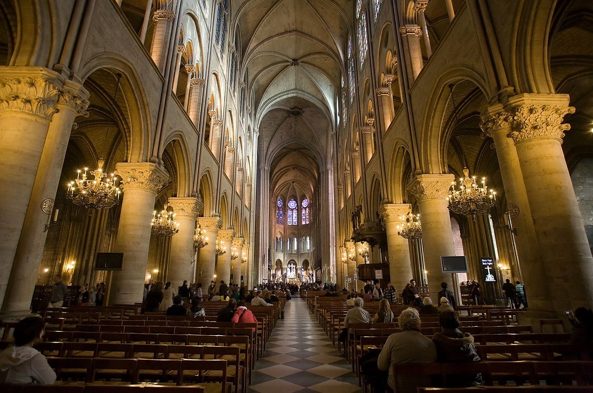interno di Notre Dame