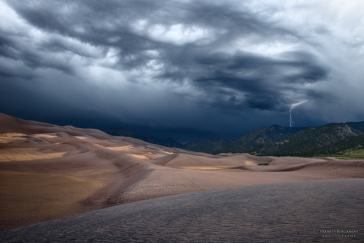 Storm in Great Sand Dunes, Colorado