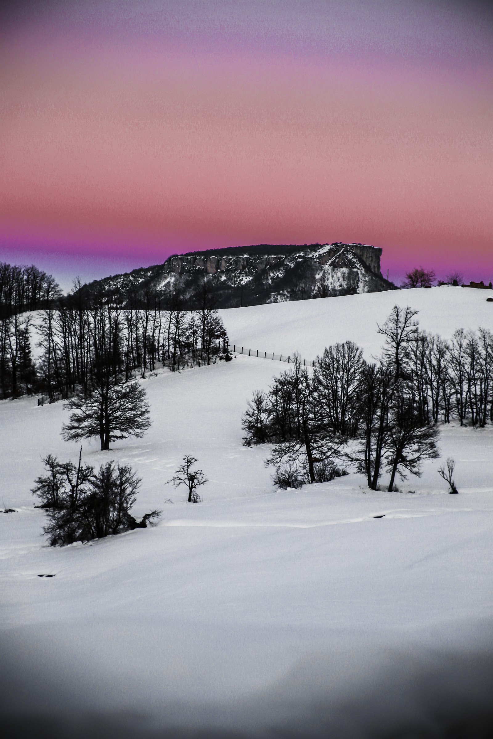 Sunset Over The Rock