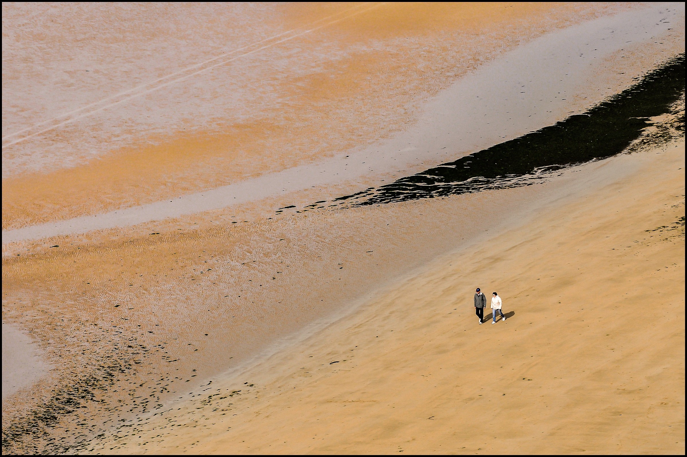 Passeggiando in bassa marea Normanna.