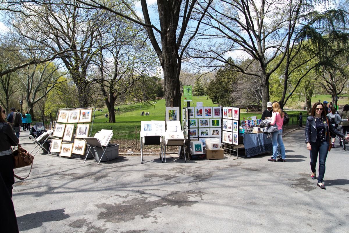 Paintings in Central Park