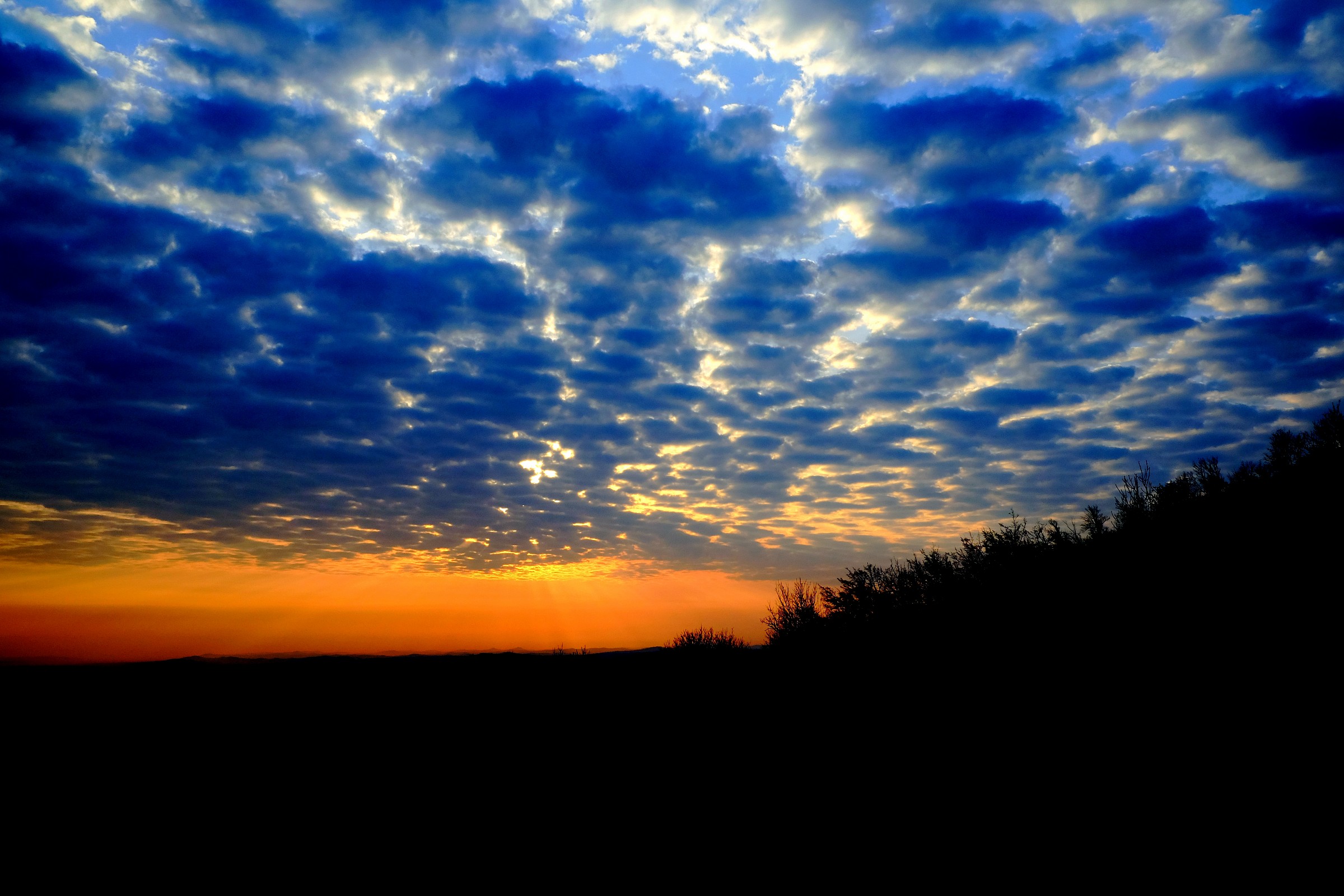 cielo a pecorelle pioggia a catinelle