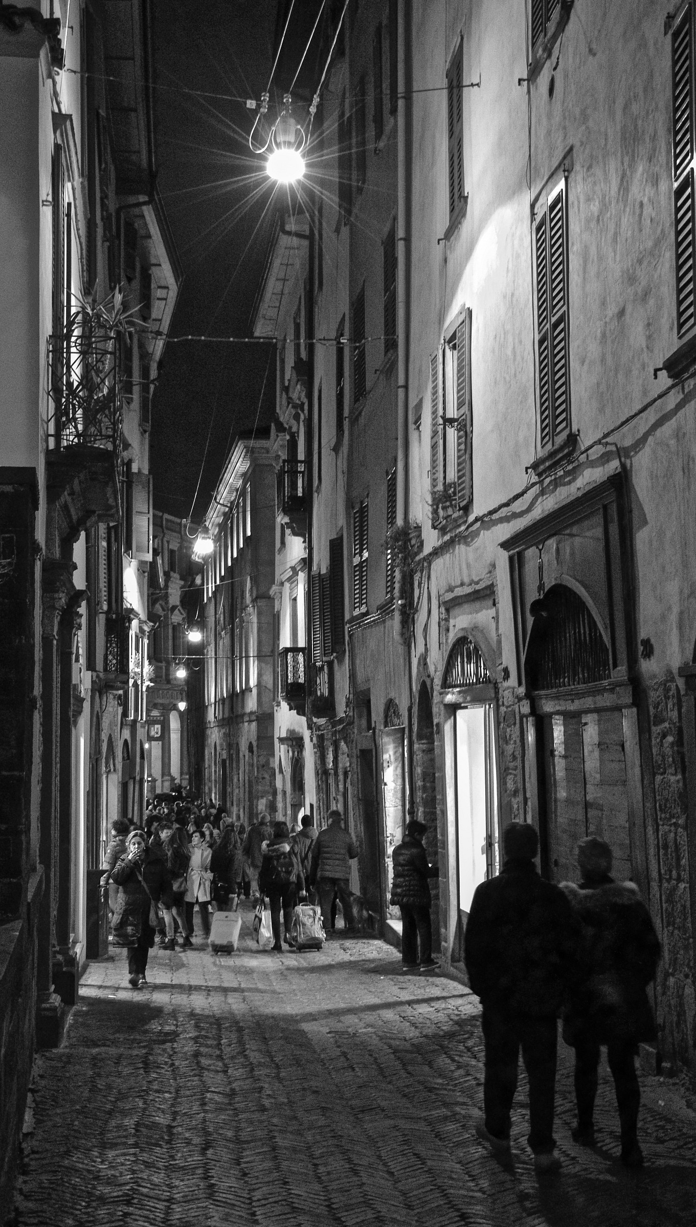 Bergamo Alta in B/W