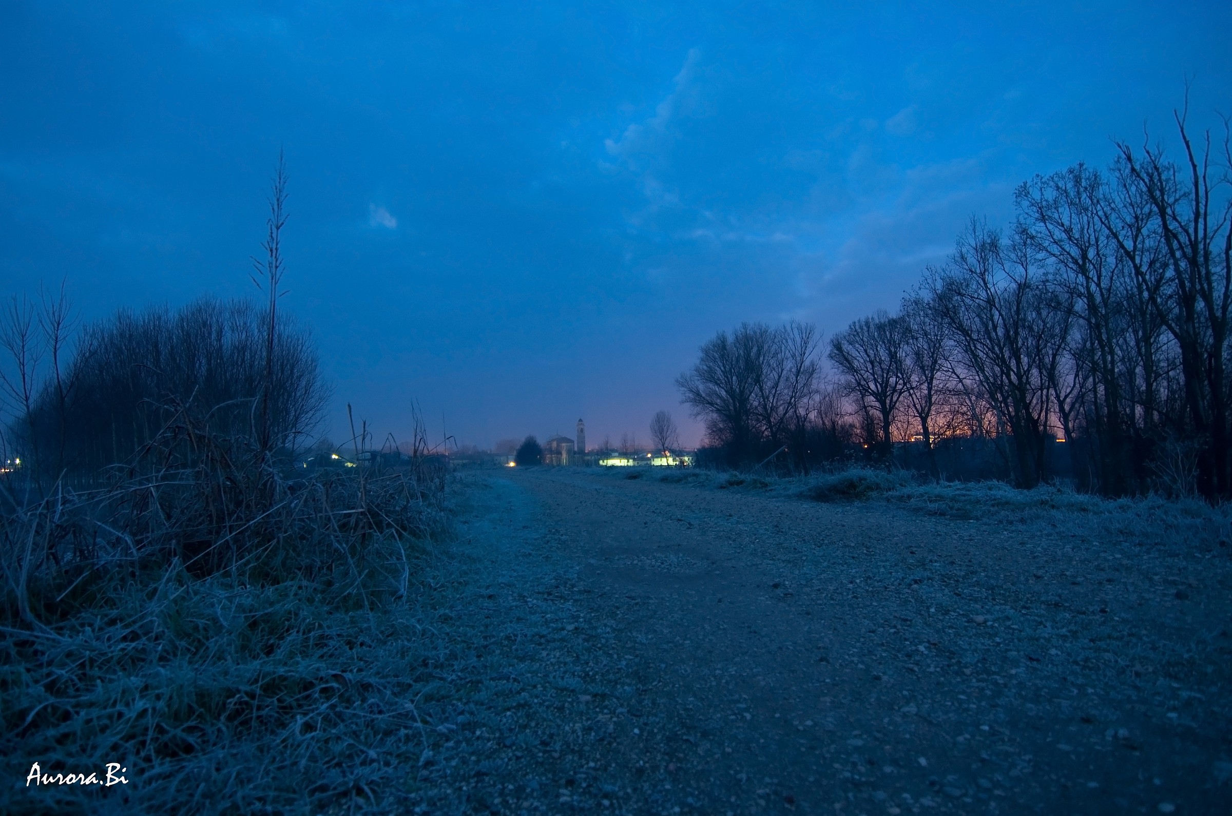 Le prime luci dell'alba