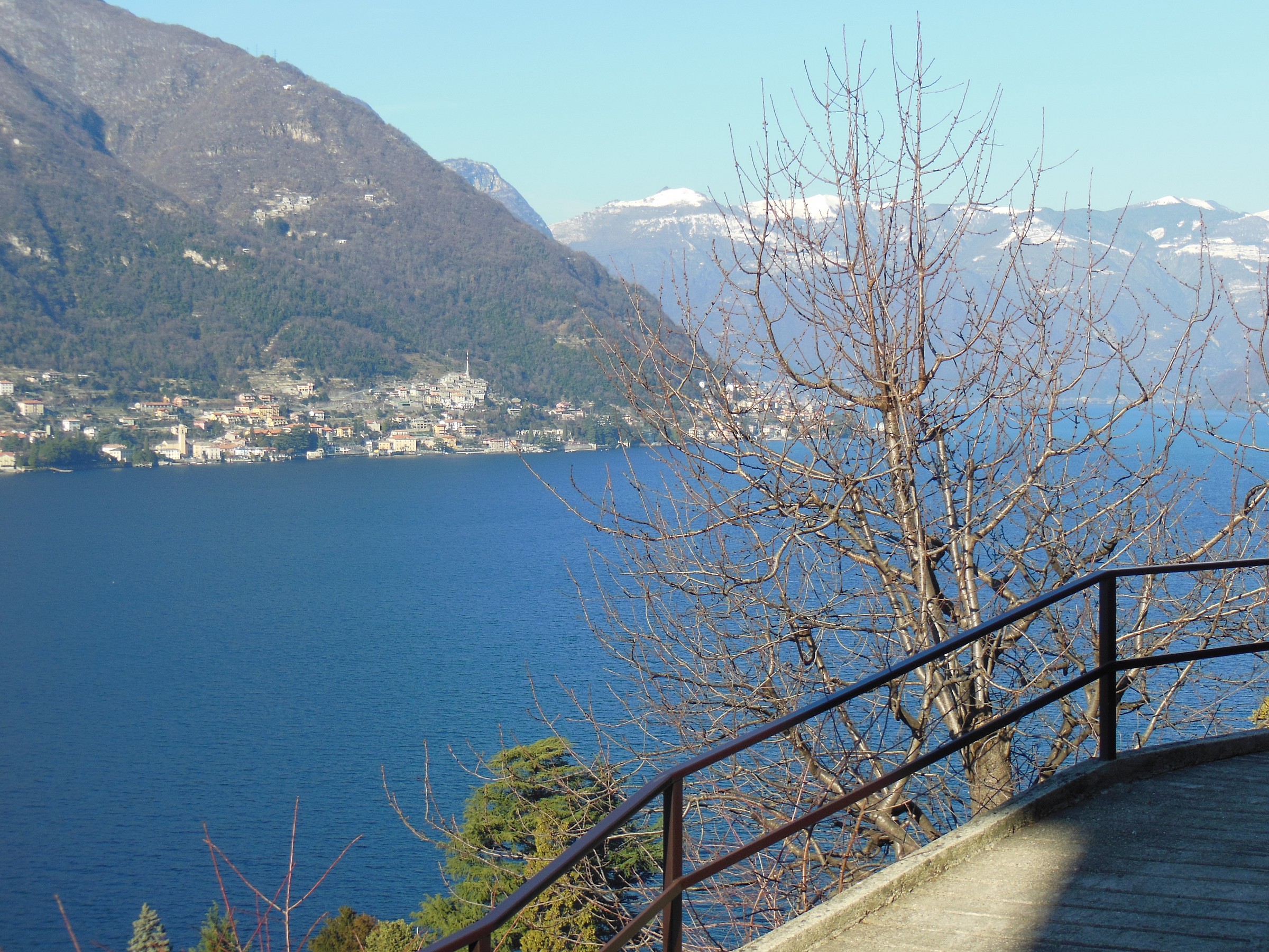 Nexus: a terrace overlooking Lake Como.