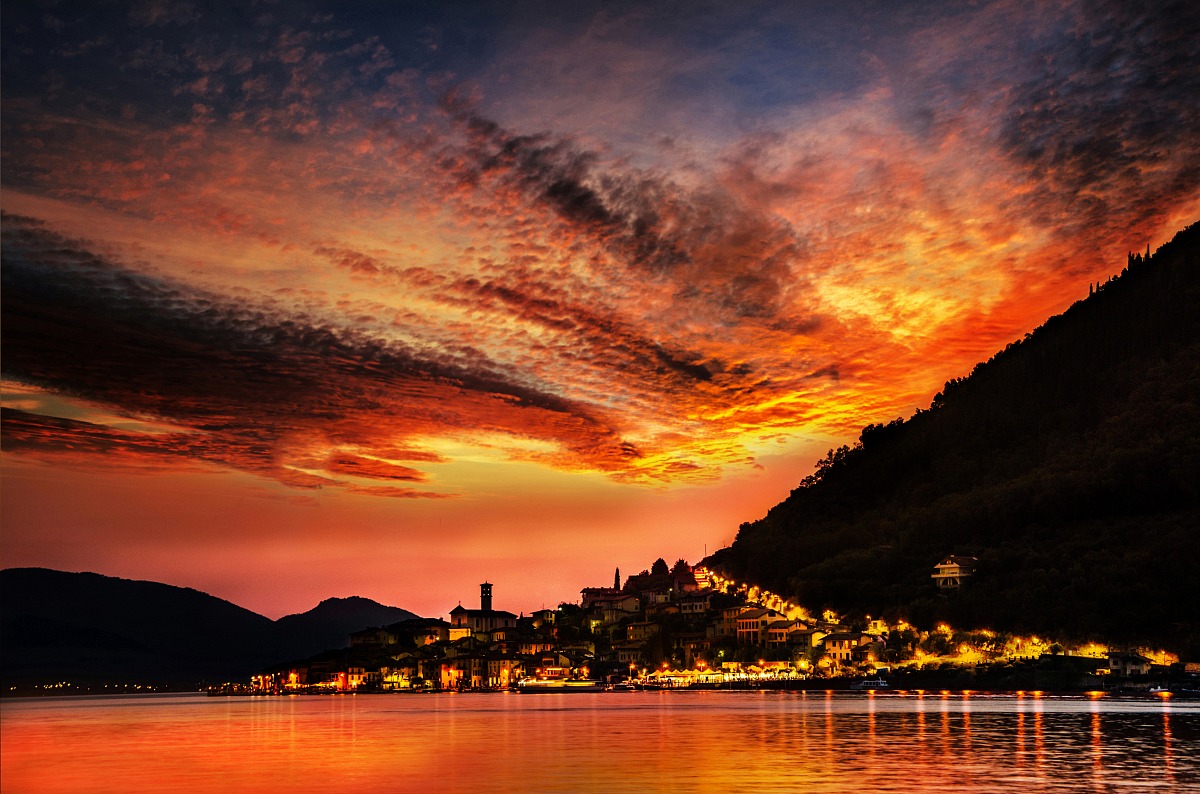 Sunset at Montisola (Iseo)