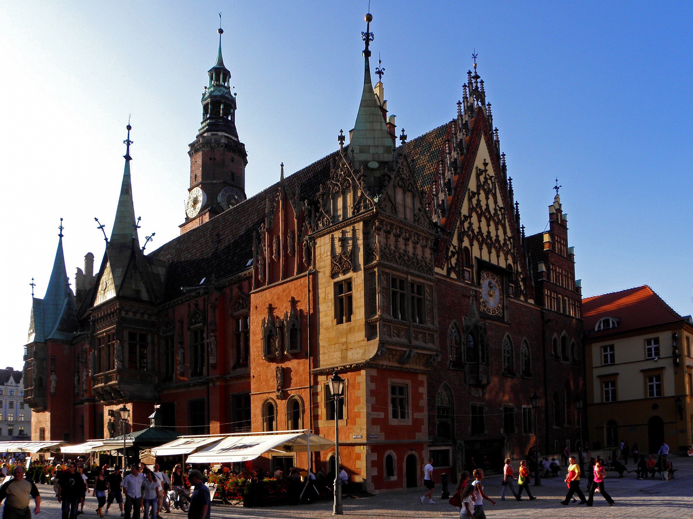 Il municipio a Breslavia