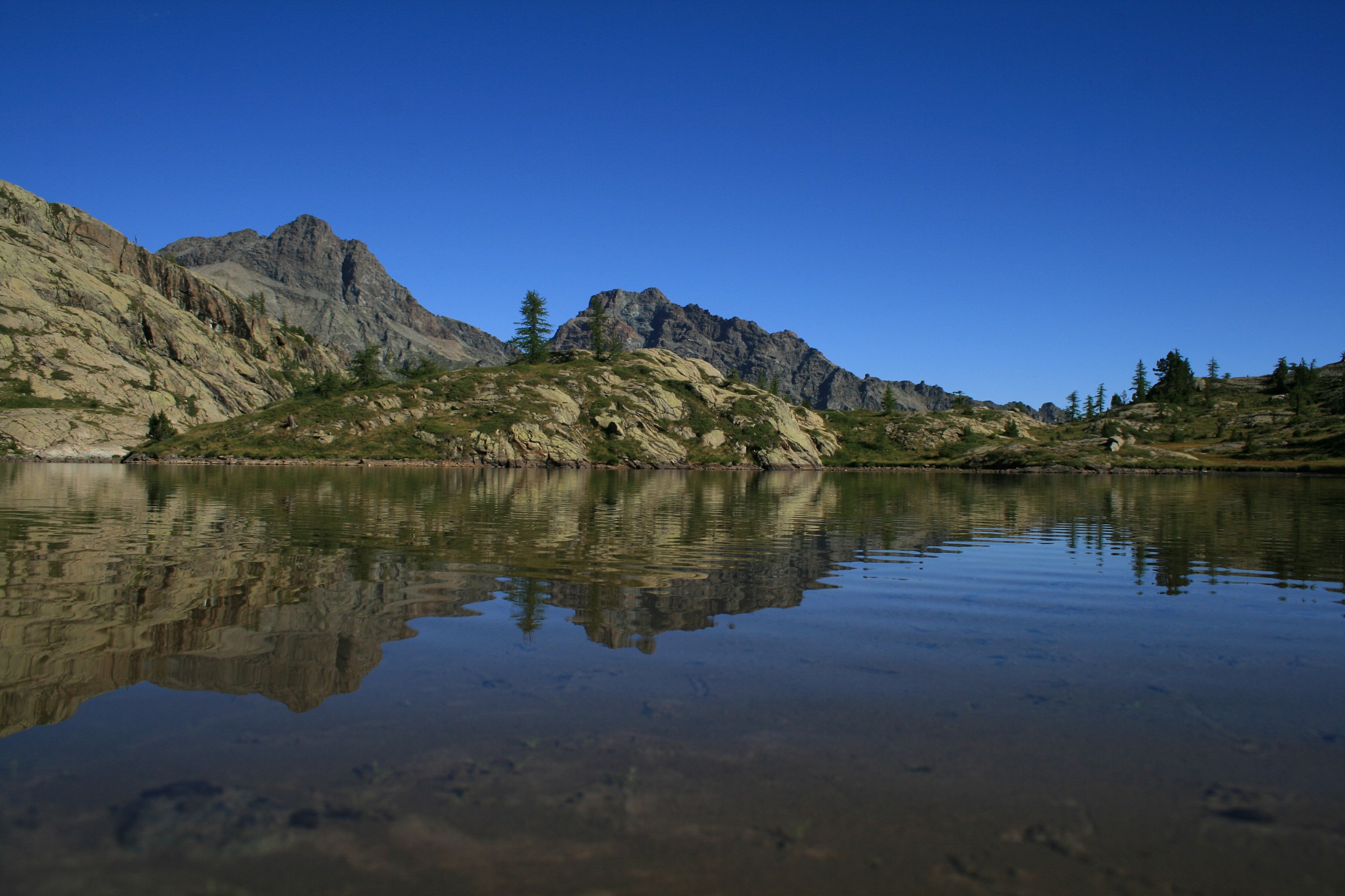 Lago Bianco senza nebbia
