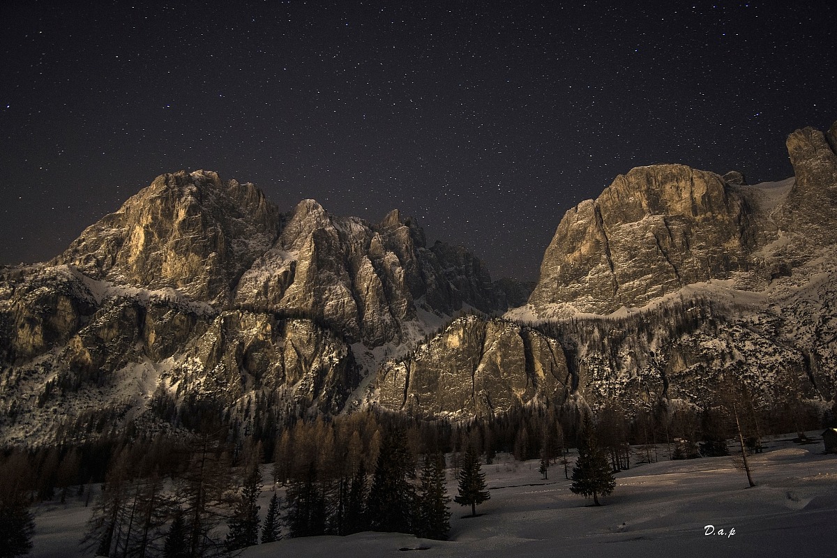 Dolomiti!Piz da Lec e val mezdi sotto le stelle