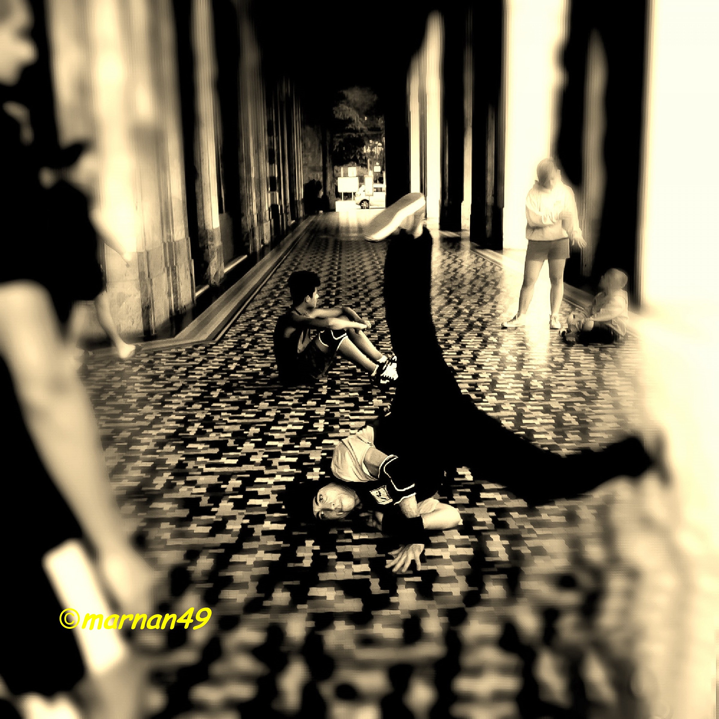 Hiphop virato e vignettato