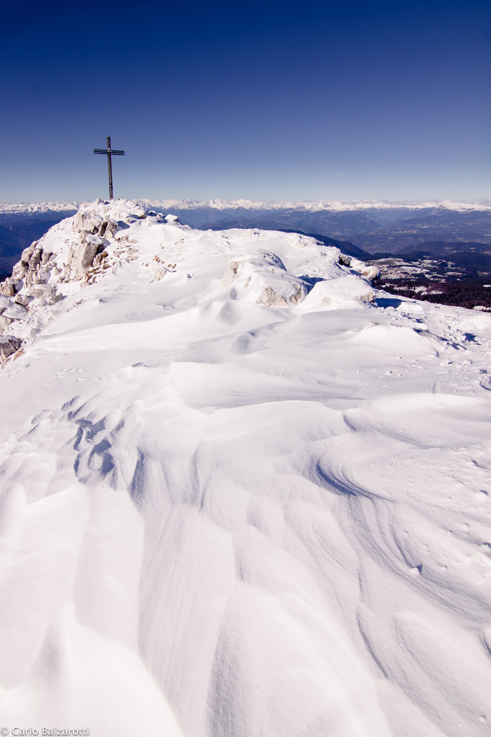 on top of white horn