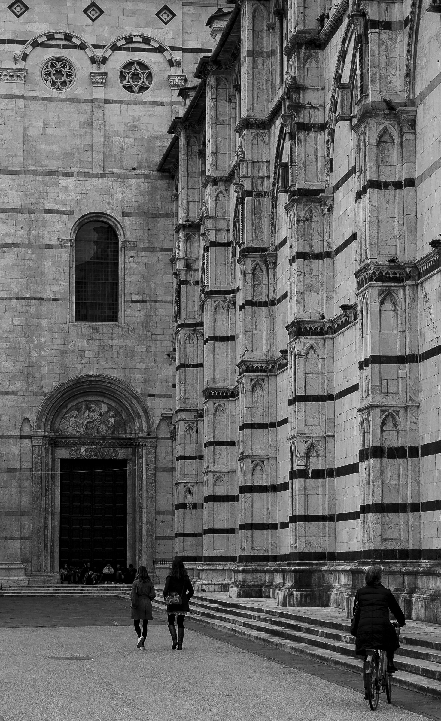 black and white in San Martino