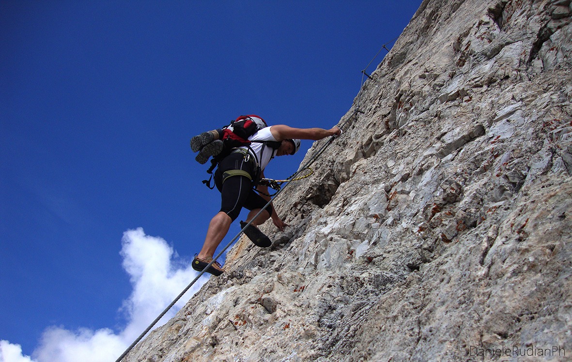 Ferrata Tomaselli - Group of Fanis
