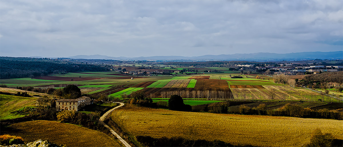Monteriggioni prima del temporale