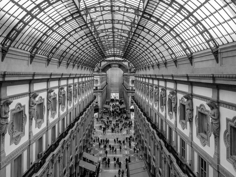 Galleria Vittorio Emanuele b / n