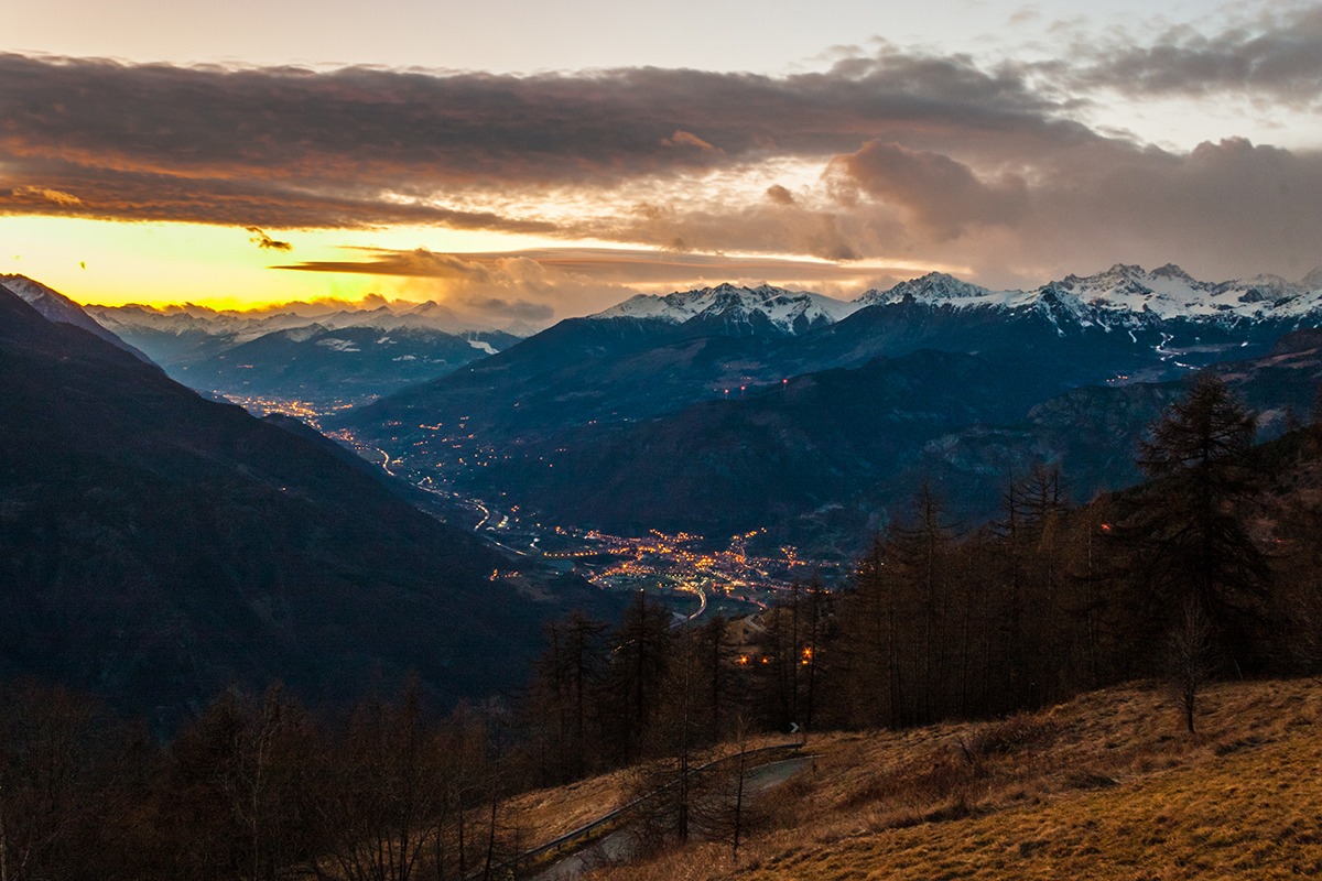 Tramonto valdostano