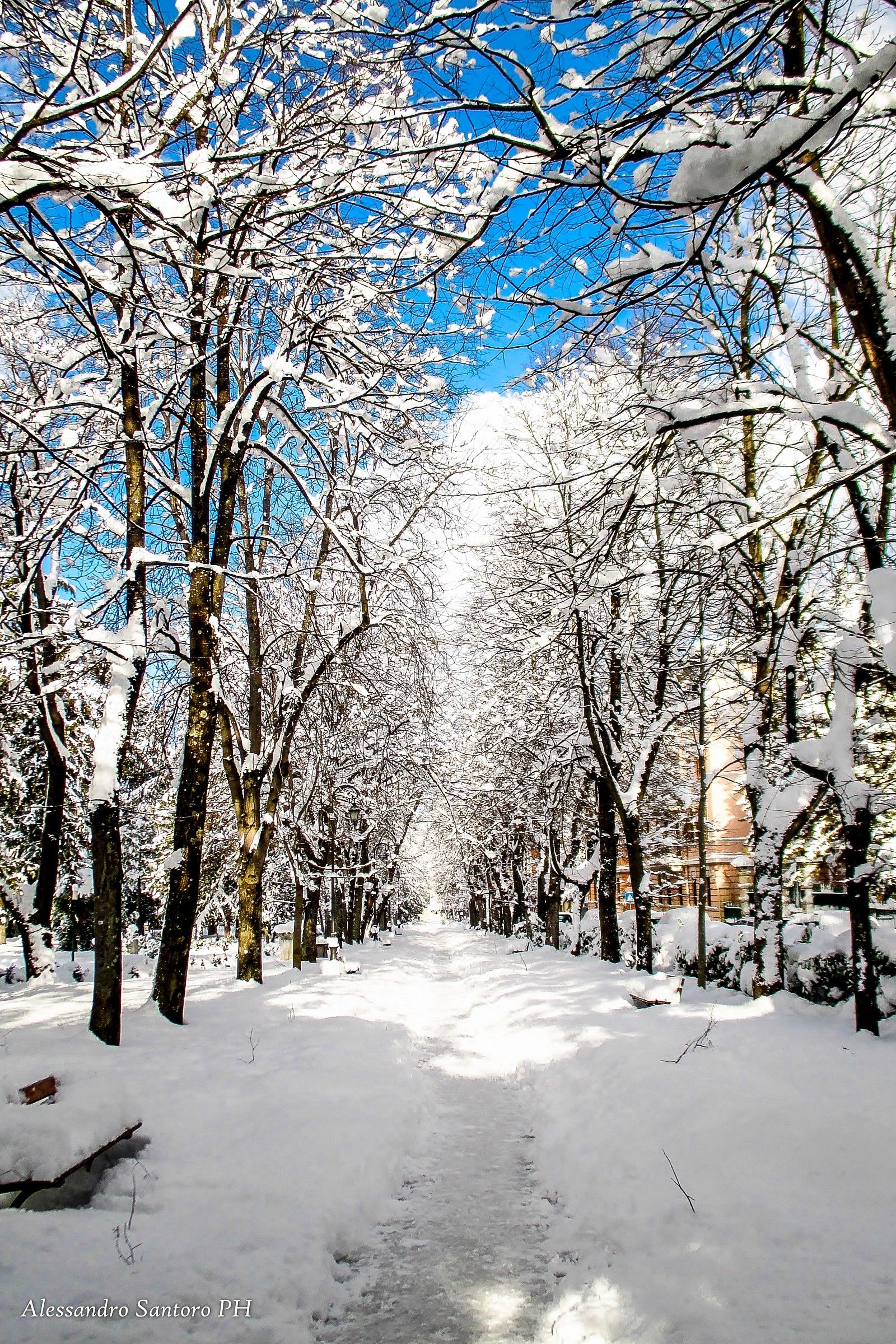 Sulmona Under Snow 01/01/2015