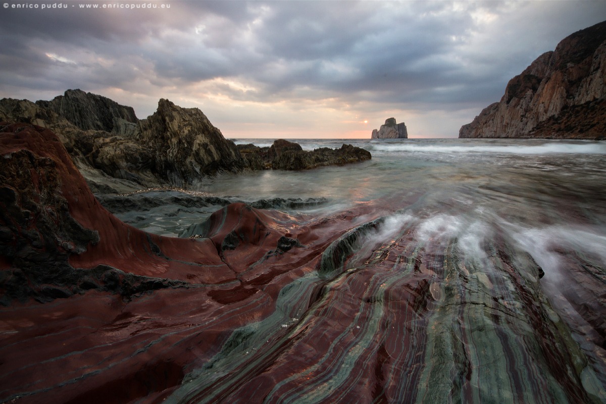 Le rocce policrome  di Masua