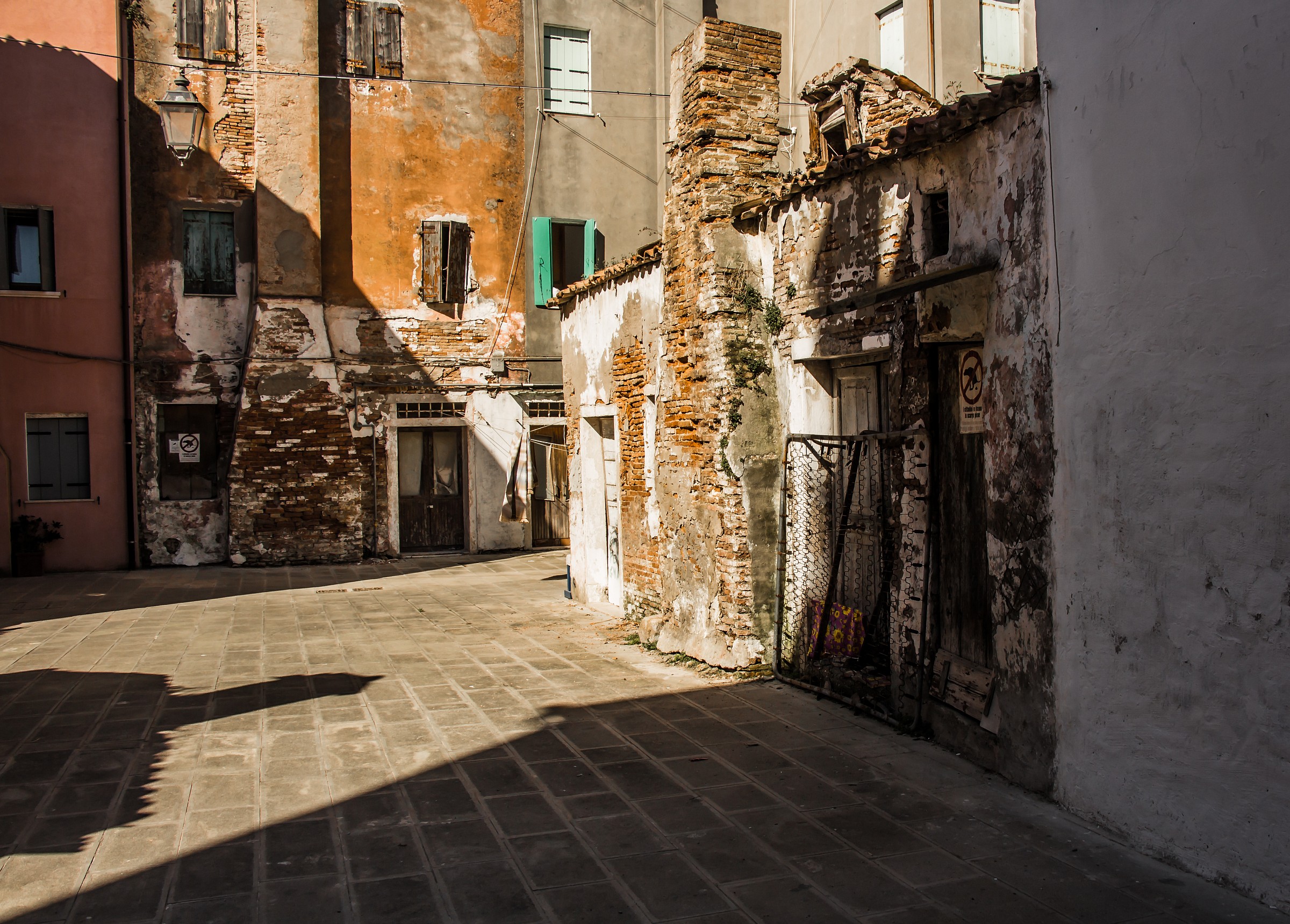 lights and shadows on the colors of Chioggia