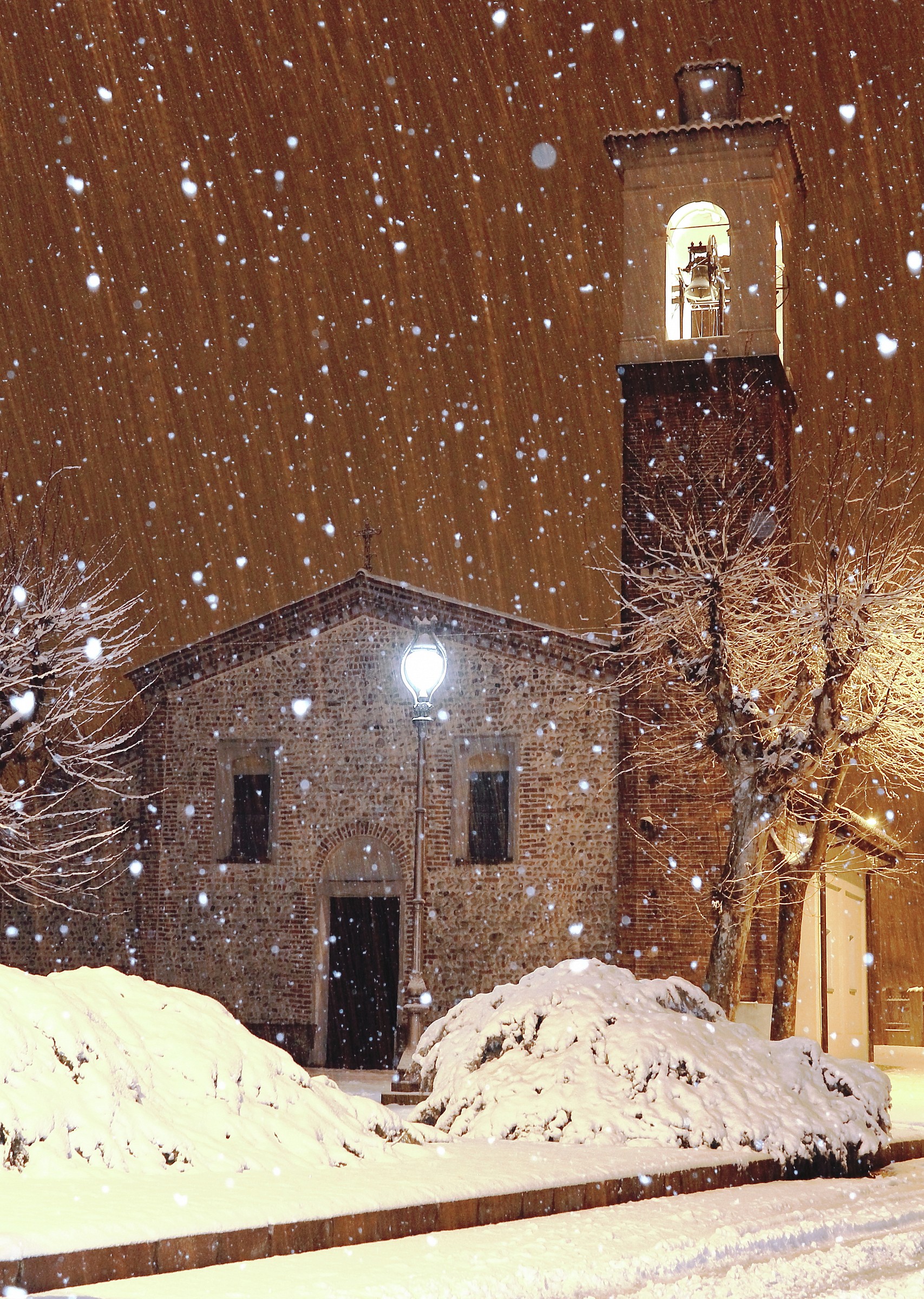 Nevicata a San Damiano