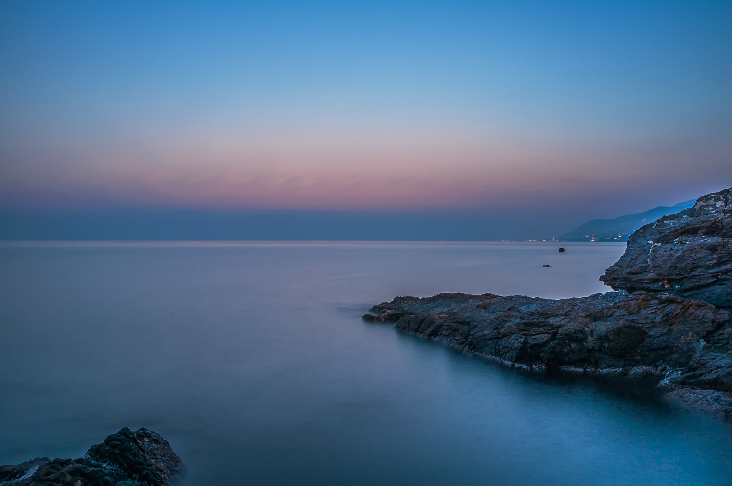 Io, il mare e il tramonto...a Camogli