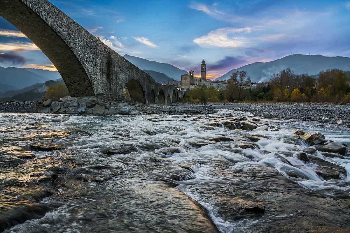 Sunset on the Ponte Gobbo