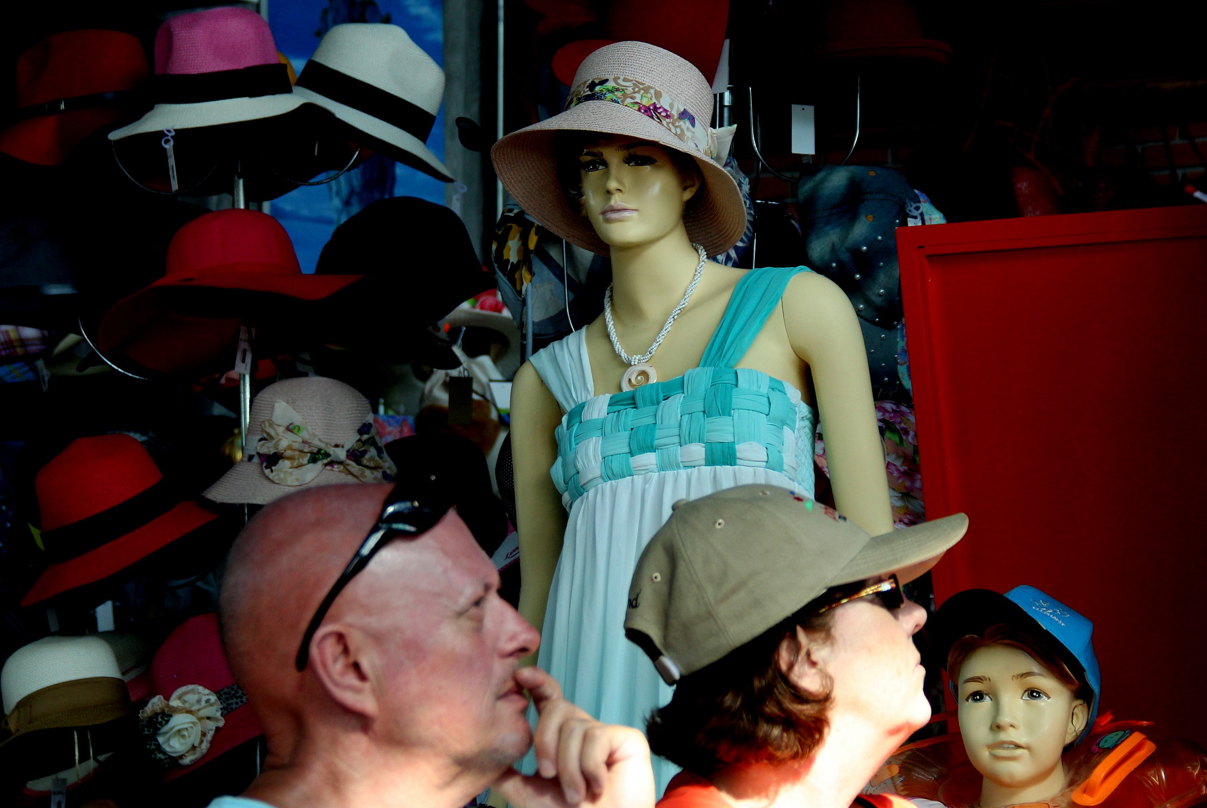 Many hats and little hair