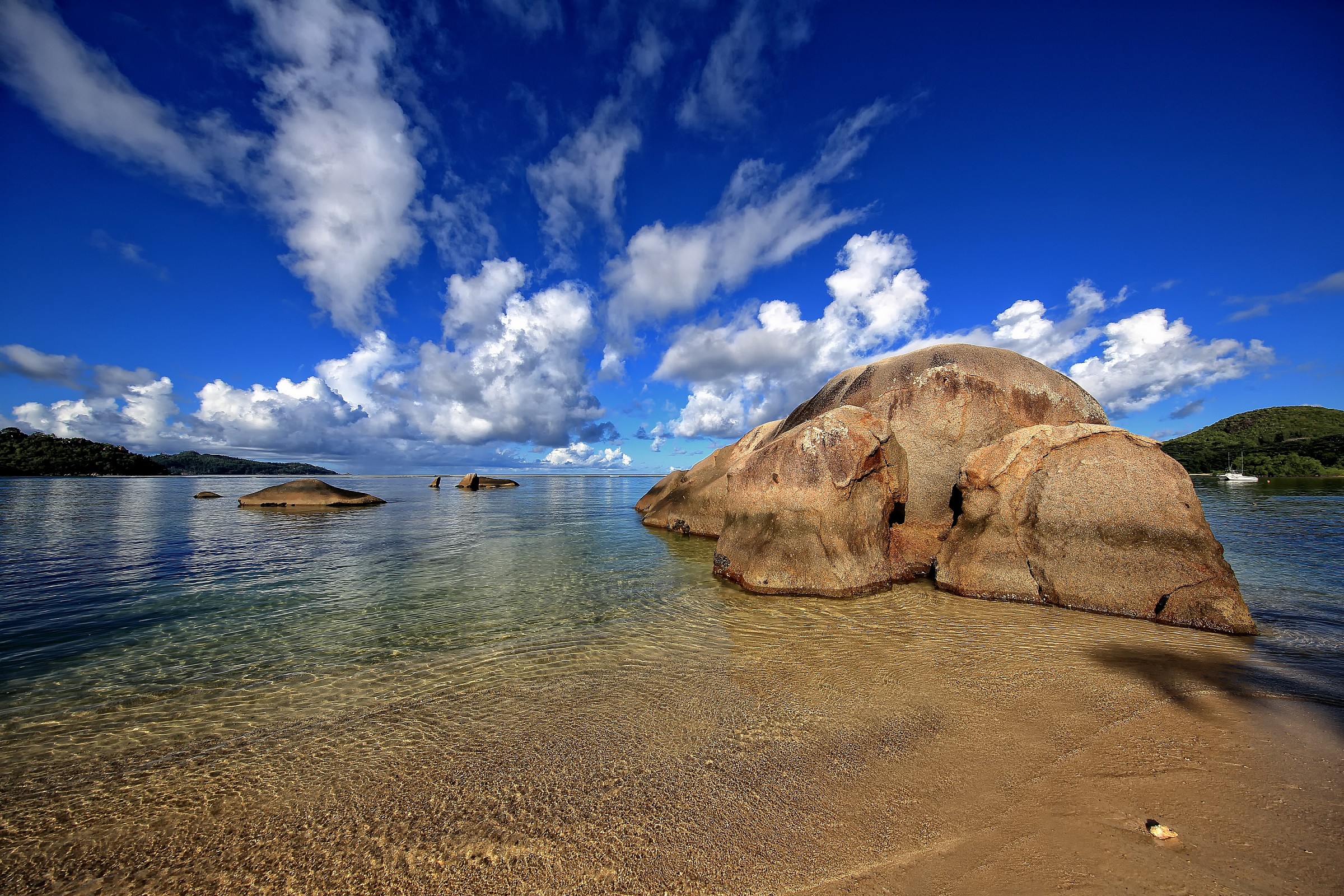 Oceano indiano alle Seychelles, isola di Mahe'