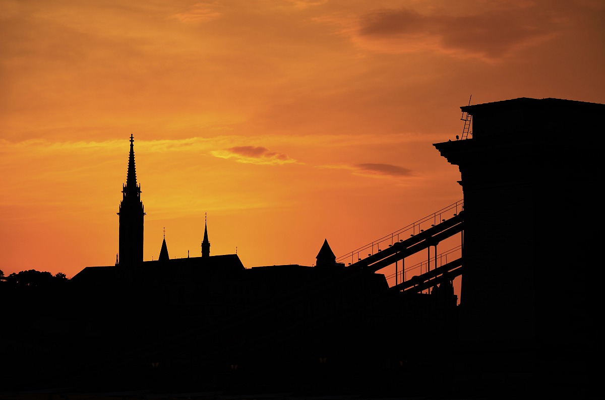 Budapest silhouette