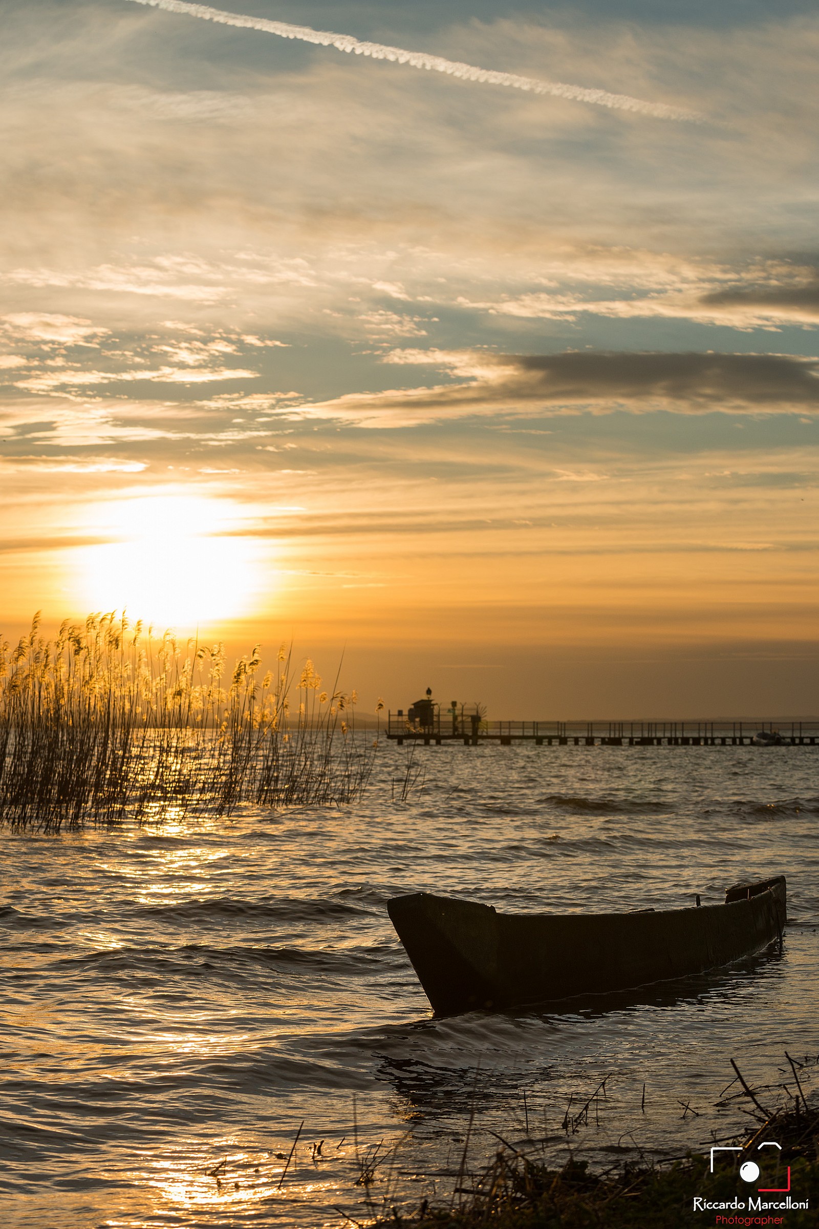 Sunset at Lake Trasimeno