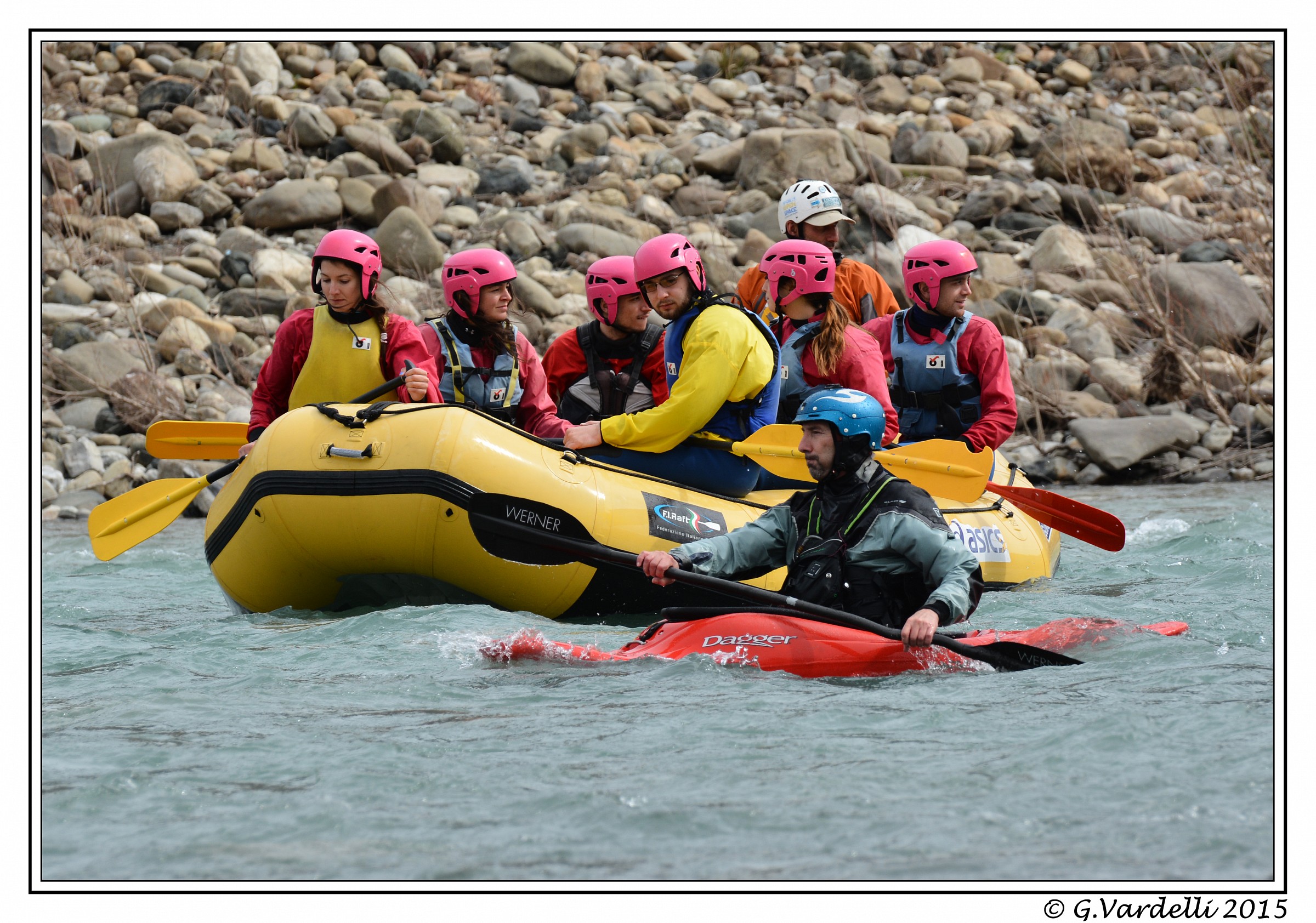 The call of the Trebbia. 29/03/2015 Descent canoe.