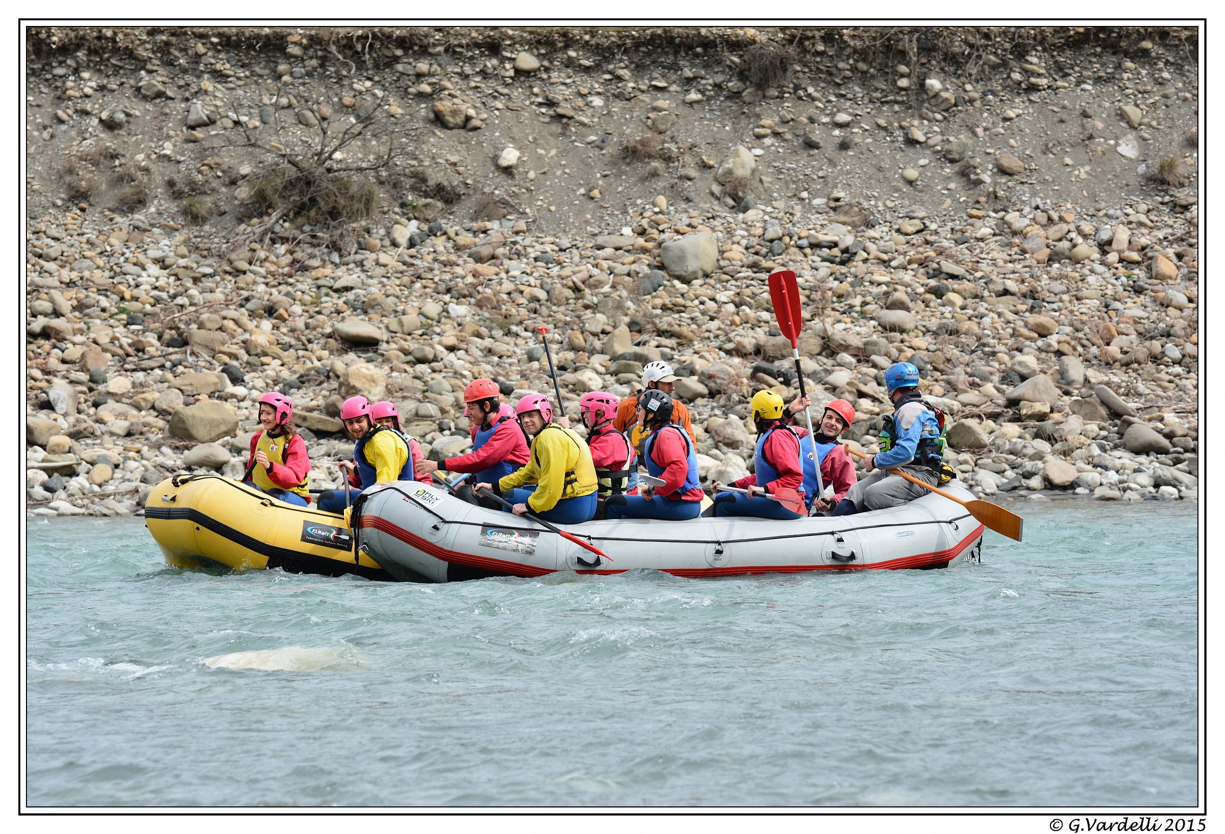 The call of the Trebbia. 29/03/2015 Descent canoe.