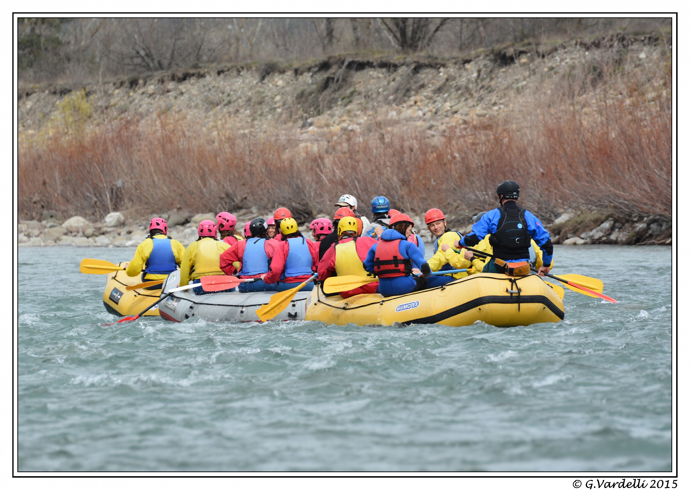 The call of the Trebbia. 29/03/2015 Descent canoe.