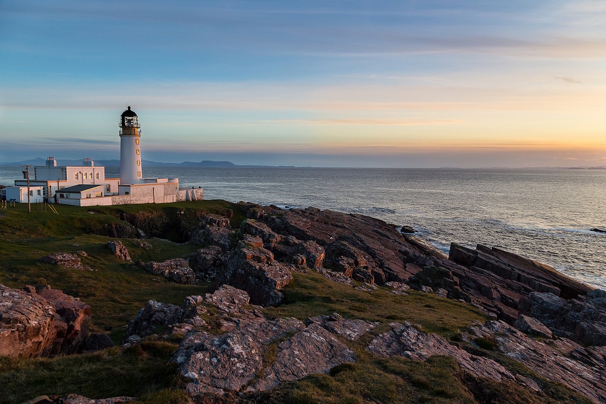 Sunset at Rua Reidh Lighthouse