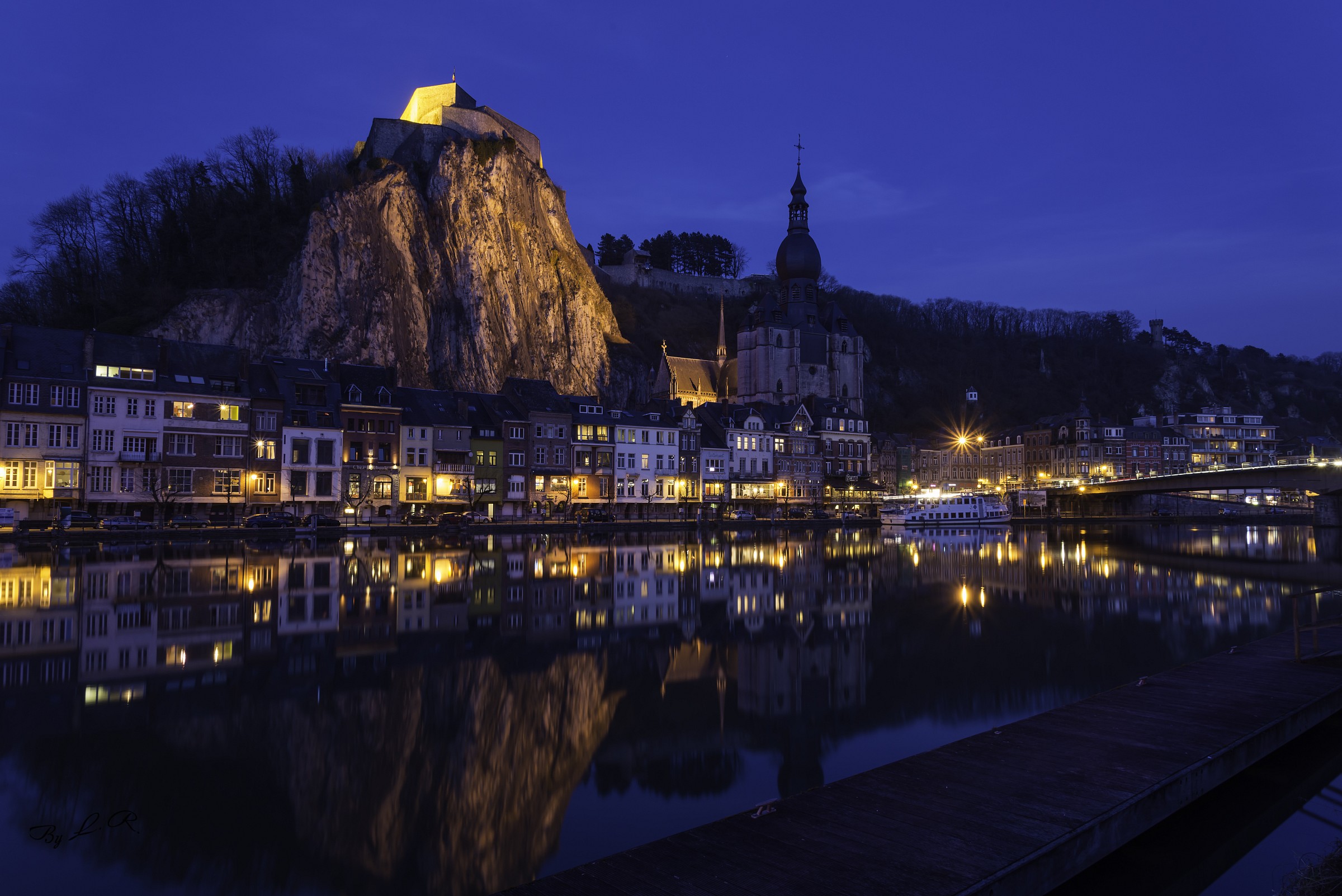 Dinant, overlooking the citadel (Belgique)