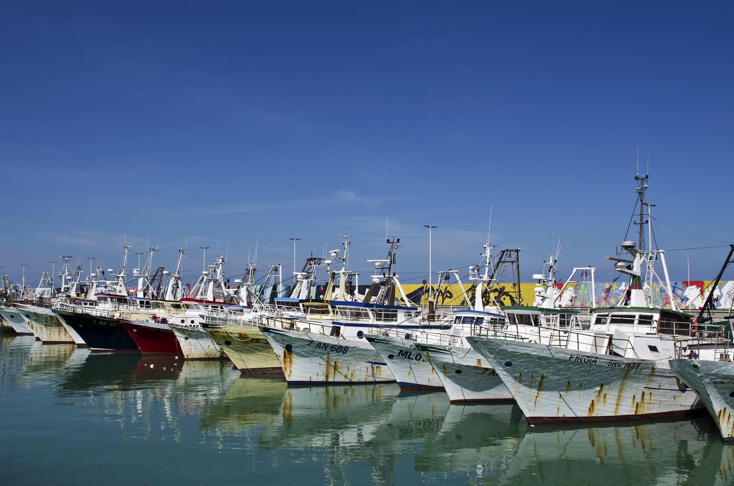 ...dal molo di Civitanova...