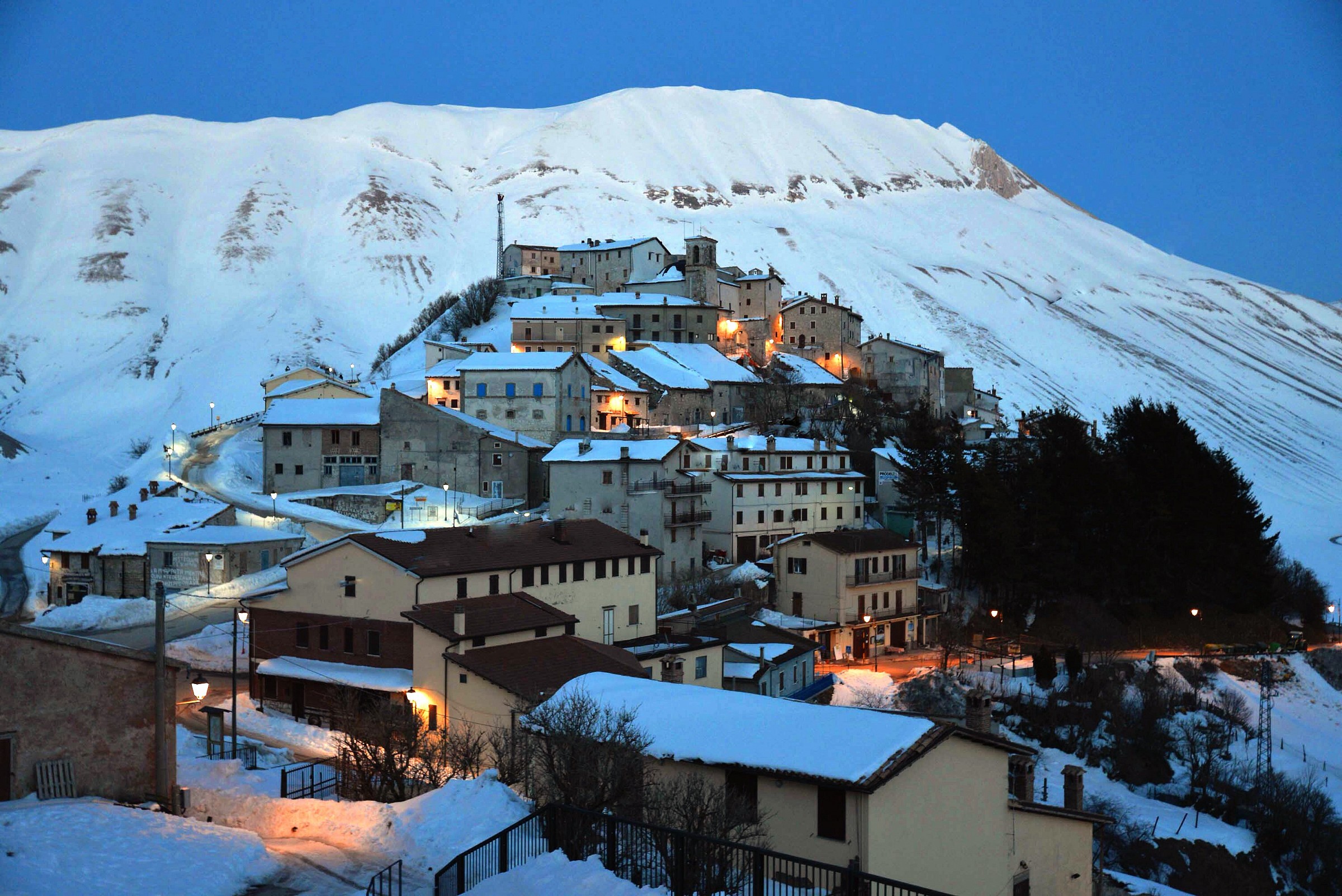 Castelluccio di Norcia in Winter