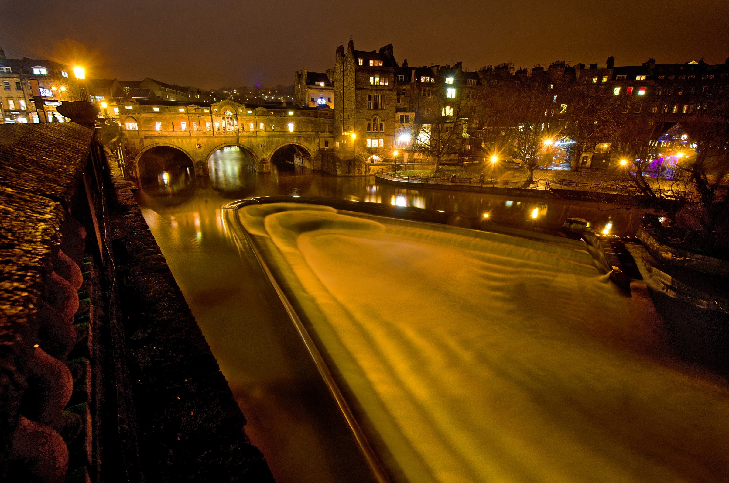 Pulteney Bridge Weir, Bath