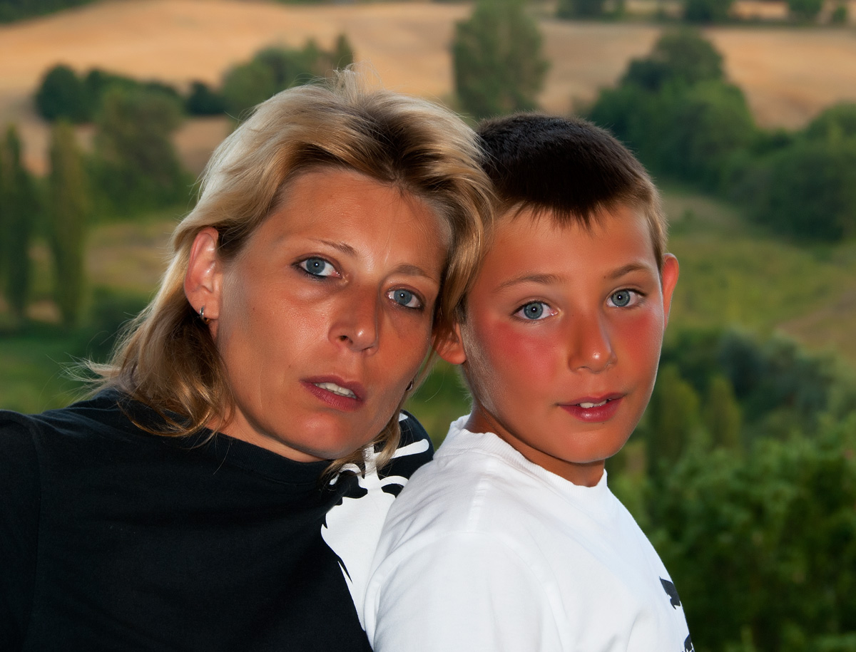 madre e figlio