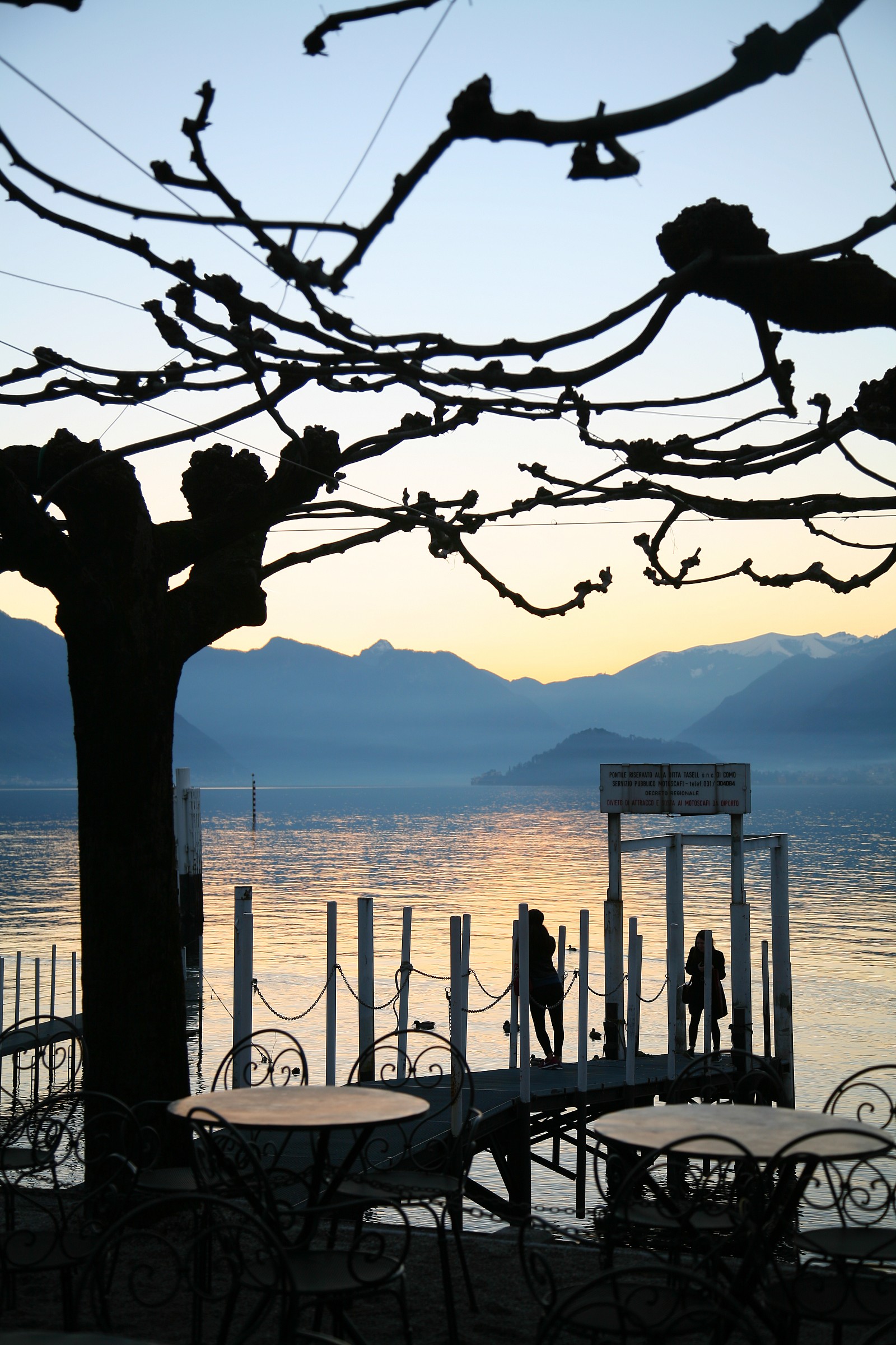 Sunset in Bellagio, Lake Como