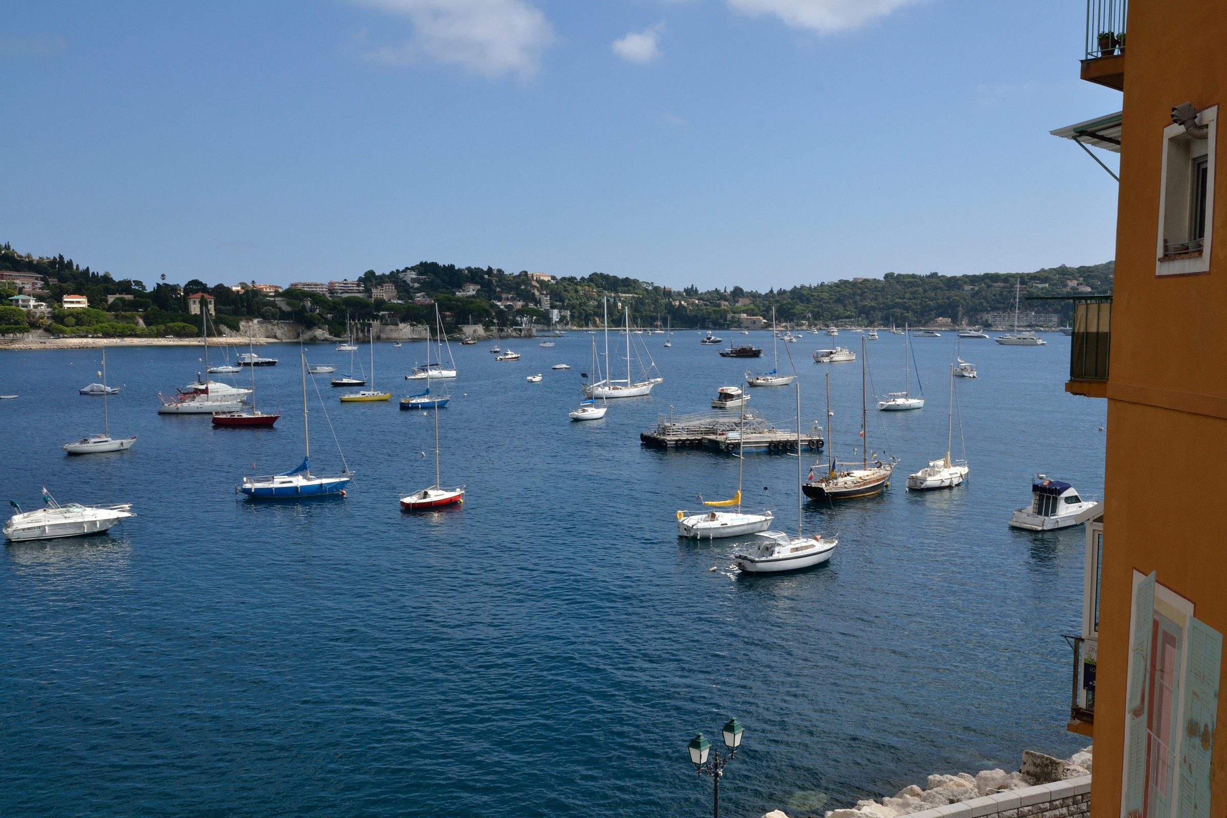 Villefranche sur mer. Panorama sulla baia.