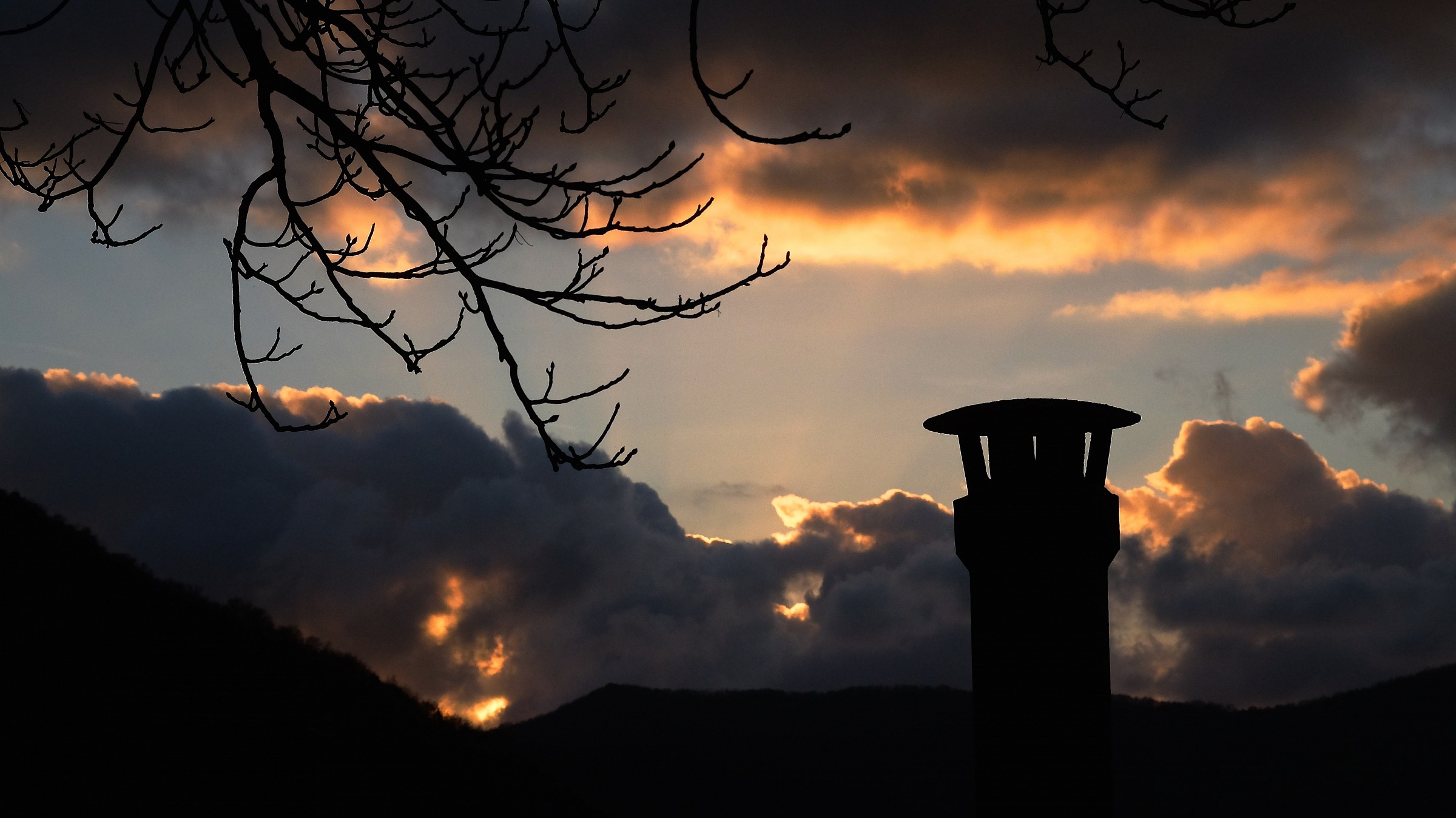 Sunset in val Graveglia