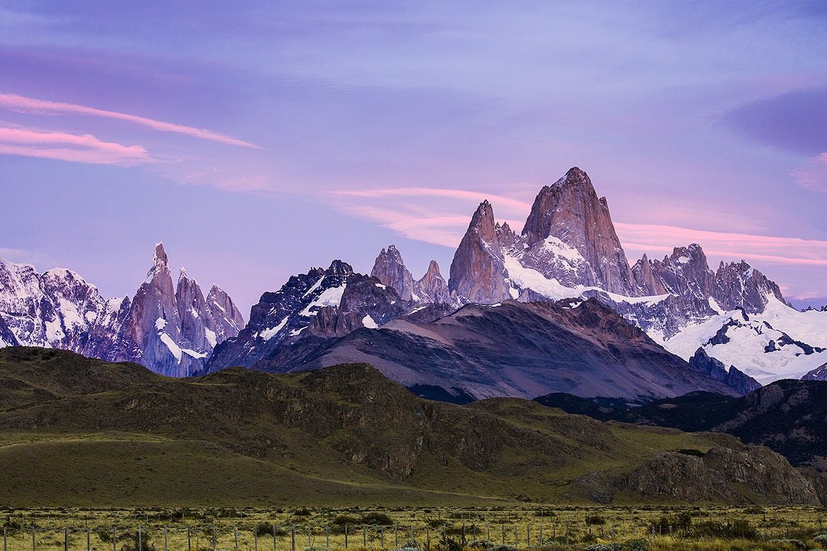 sunrise on Fitzroy Cerro Torre