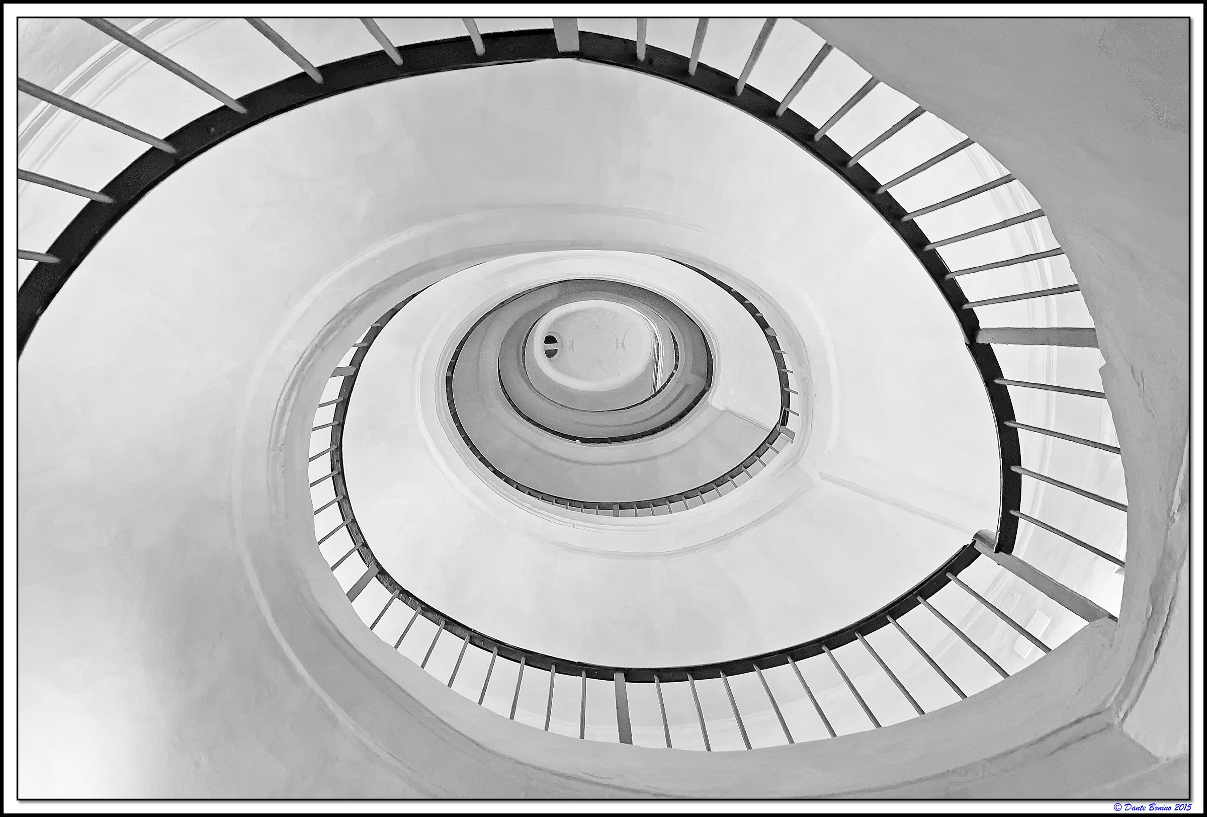 Palazzo Carignano: Scale of elliptical culverts