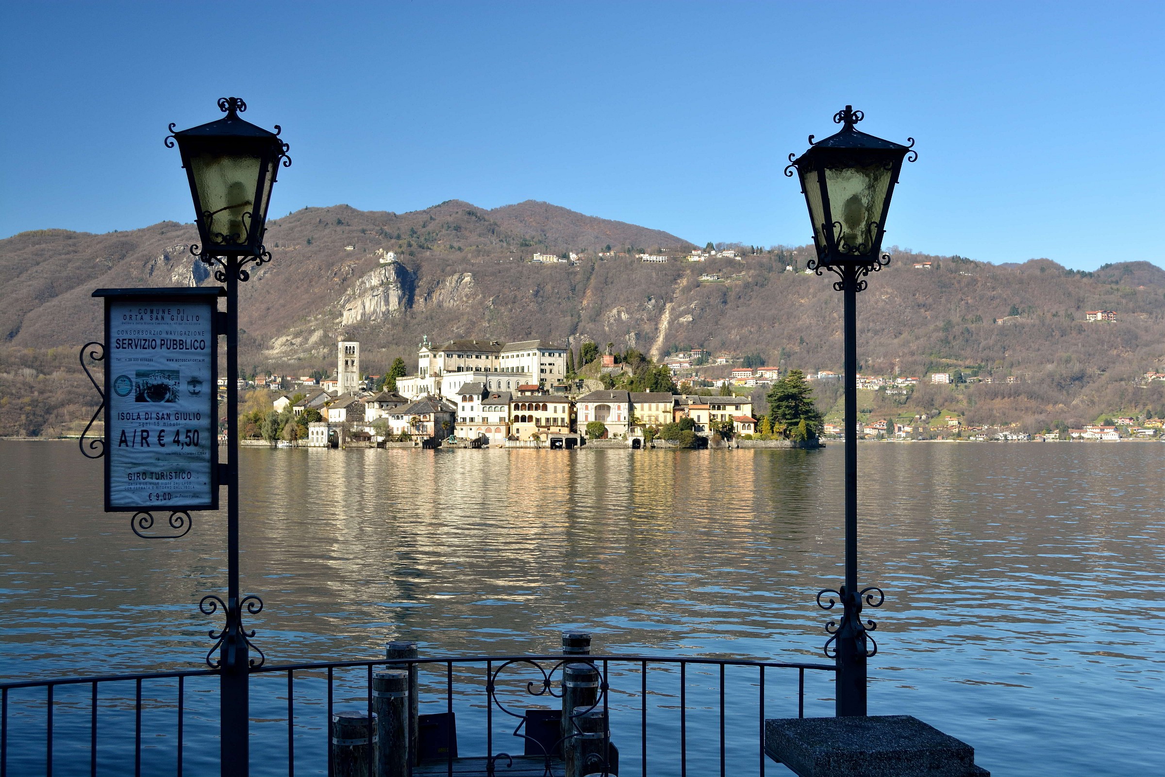 island from Orta San Giulio