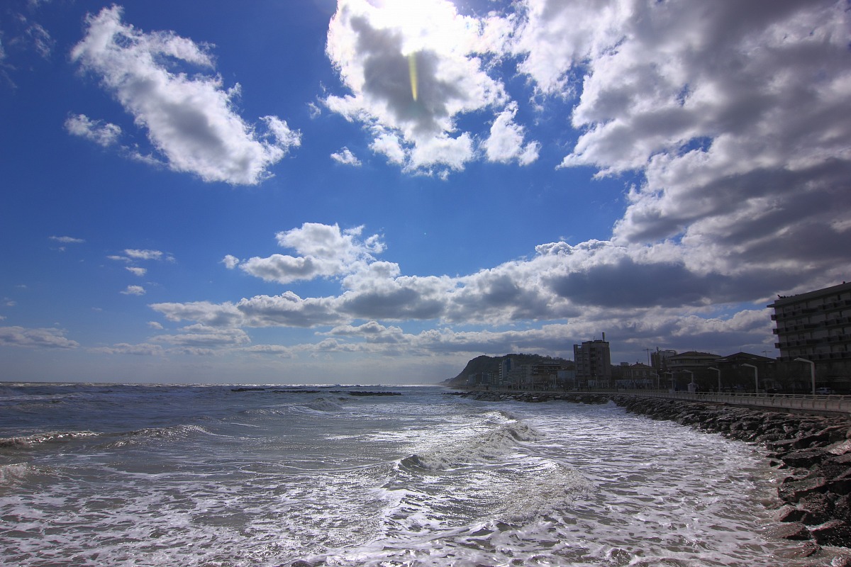 Pesaro eastern beach