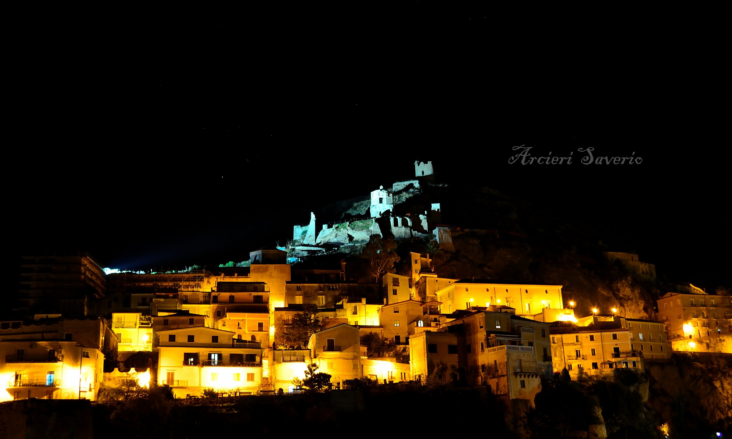 Amantea Shrouded in darkness