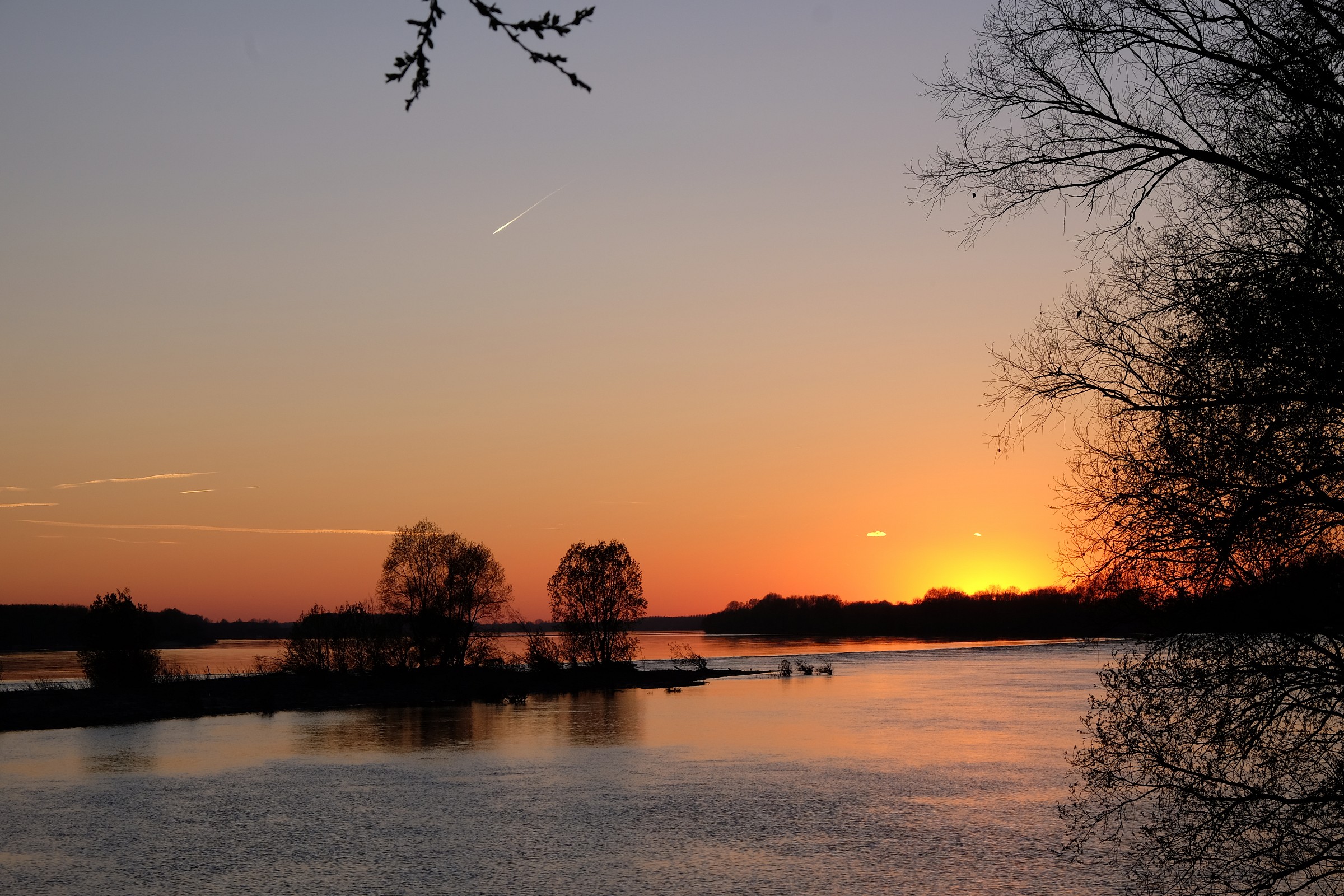 Sunset on the Great River